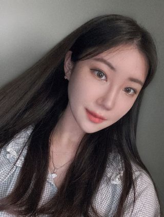 렌시스 LENSSIS [ 렌시스 ] 브라운 써클링의 영롱한 색감 ＃위썸초코 1개월용 ｜ 2직경 중 택1 ｜ — 5점을 준 리뷰어가 2021년 5월 올린 사용 사진