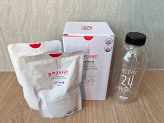 클린24시간 1BOX(5포) + 전용보틀(500ml) — 5점을 준 리뷰어가 2022년 9월 올린 사용 사진