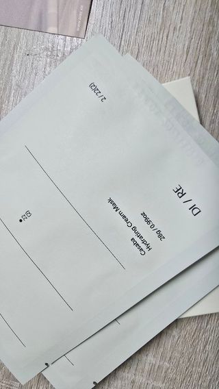 나우_스마트스토어 구매평  [디르] 카사바 하이드레이팅 크림 마스크 3 SET — 5점을 준 리뷰어가 2025년 4월 올린 사용 사진