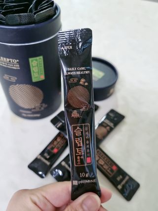 프리마인 자체 기업부설 연구소에서 찾아낸 건강한 수면의 비밀.  슬립토 플러스 30포 — 5점을 준 리뷰어가 2022년 8월 올린 사용 사진