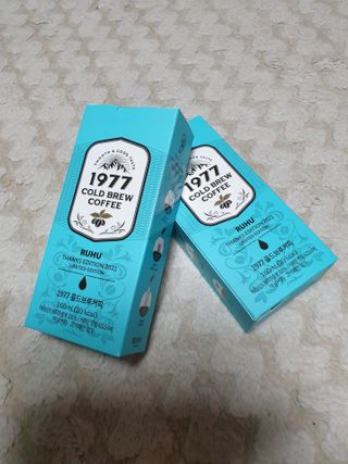 여우두마리 1977 콜드브루 스틱 더치커피 루후 커피팩토리 — 5점을 준 리뷰어가 2021년 2월 올린 사용 사진