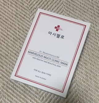 닥터마시멜로 마블러스 멀티 클리닉 마스크 — 5점을 준 리뷰어가 2021년 2월 올린 사용 사진