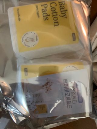 디어엘로디 프리미엄 유기농 유아 솜티슈 60매  2 + 1 PACK — 5점을 준 리뷰어가 2021년 3월 올린 사용 사진