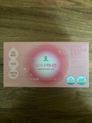 [모마네] 이너뷰티 히알루론산 비오틴 코큐텐 저분자피쉬콜라겐 - 3 g 30포 ★석류맛 — 5점을 준 리뷰어가 2021년 12월 올린 사용 사진