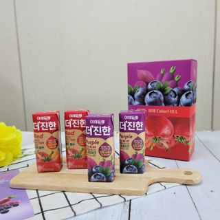 [롯데칠성] 야채듬뿍 더'진한 [롯데칠성] 야채는 이제 COLORFULL! 야채듬뿍  더 진한 레드 4개 +퍼플 4개 (총 8개) — 5점을 준 리뷰어가 2023년 6월 올린 사용 사진