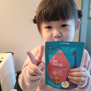 푸름웰니스 라바 쑥쑥구미 36g — 5점을 준 리뷰어가 2022년 2월 올린 사용 사진