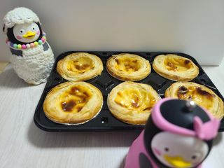 디앙뜨 포르투갈 에그타르트 오리지널 맛+패션후르츠+초콜릿타르트 맛 중 택1 — 5점을 준 리뷰어가 2021년 8월 올린 사용 사진