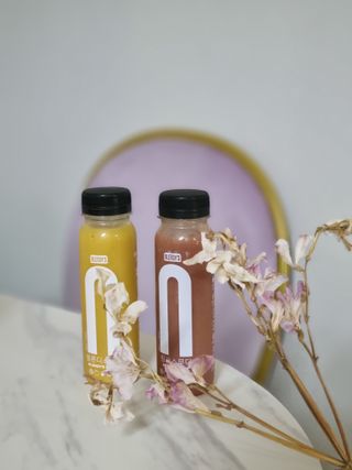 BLENDY'S 핑크 스무디+블론디 스무디 — 5점을 준 리뷰어가 2021년 10월 올린 사용 사진