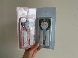 유비맘 스푼포크 케이스 세트 1+1 _컬러랜덤 발송 — 5점을 준 리뷰어가 2020년 12월 올린 사용 사진