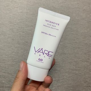 바르셀 톤업 무기자차 자외선차단제 순한 선크림 인텐시브 선 젠 50ml — 3점을 준 리뷰어가 2021년 11월 올린 사용 사진