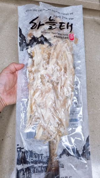 [오늘바스켓] 용대리 손질하늘태 130g — 5점을 준 리뷰어가 2021년 6월 올린 사용 사진