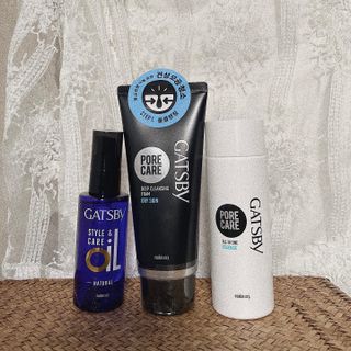 [갸스비] 명불허전, 남성을 위한 브랜드 갸스비의 올인원, 폼클렌징, 헤어오일 3종 — 4.5점을 준 리뷰어가 2021년 6월 올린 사용 사진