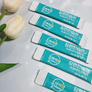 [유산균] 오마이락 장편한습관 프로바이오틱스 30P — 5점을 준 리뷰어가 2022년 11월 올린 사용 사진