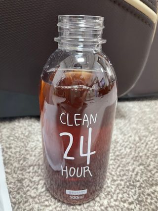 클린24시간 1BOX(5포) + 전용보틀(500ml) — 5점을 준 리뷰어가 2022년 9월 올린 사용 사진