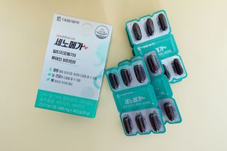 [대웅제약] 혈행, 눈,뼈건강, 알티지오메가3 세노메가 루테인 — 4점을 준 리뷰어가 2021년 8월 올린 사용 사진