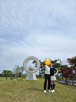 [구매평]다운블로우 남자 스포츠 기능성 골프웨어 카라 긴팔 티셔츠 DB 6506 — 5점을 준 리뷰어가 2025년 9월 올린 사용 사진