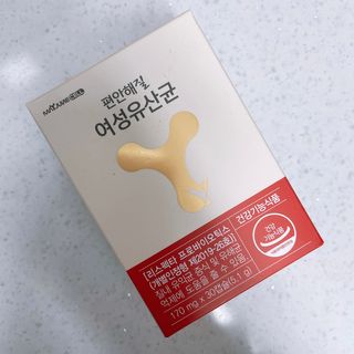 메이준뉴트리 메이준쎌 편안해질 여성유산균 — 5점을 준 리뷰어가 2021년 2월 올린 사용 사진