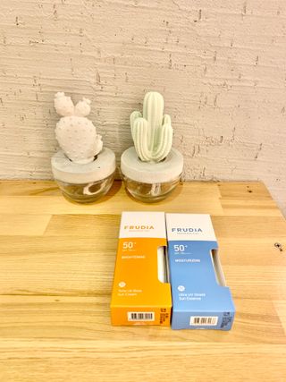 [후르디아] 혼합자차 선 에센스+톤업 선크림 2종 — 5점을 준 리뷰어가 2021년 5월 올린 사용 사진