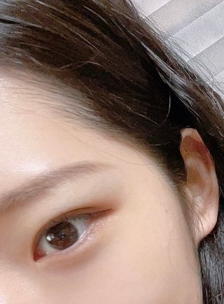 [MONDRAW] 몬드로우 붓펜 아이라이너 — 5점을 준 리뷰어가 2022년 1월 올린 사용 사진