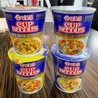 NISSIN 닛신 컵누들  4종 - 씨푸드오리지날, 씨푸드 스파이시, 씨푸드 커리, 씨푸드 XO소스 — 5점을 준 리뷰어가 2022년 2월 올린 사용 사진