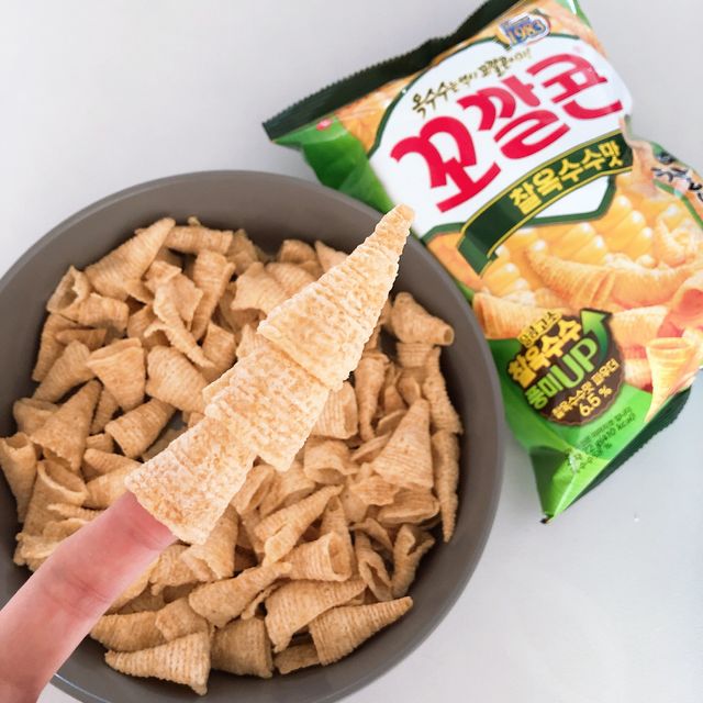 꼬깔콘 찰옥수수맛 리뷰 사진
