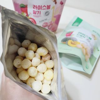 아비삭라이스볼 3종 /딸기,후르츠,단호박 — 5점을 준 리뷰어가 2021년 6월 올린 사용 사진