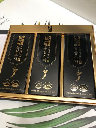 헬스업_천명진프리미엄홍삼스틱_10ml x 30포 — 5점을 준 리뷰어가 2021년 2월 올린 사용 사진