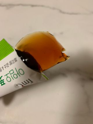 아임오 풋사과 식이섬유 밸런스 젤리 14포 — 5점을 준 리뷰어가 2021년 6월 올린 사용 사진