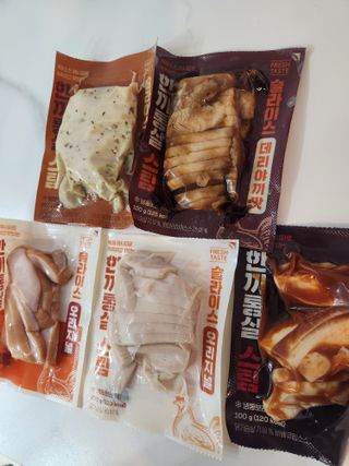 한끼통살 슬라이스 닭가슴살 — 5점을 준 리뷰어가 2023년 2월 올린 사용 사진