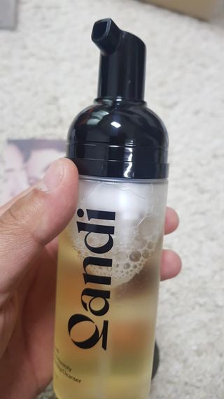 헤어플러스 콴디 아침세안제 폼클렌징 퓨어 어니스티 모닝클렌저 — 5점을 준 리뷰어가 2021년 3월 올린 사용 사진