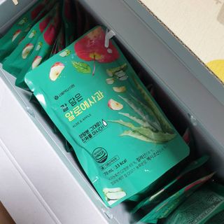 서울약사신협 잘 담은 알로애사과_70ml x 30포 — 5점을 준 리뷰어가 2021년 9월 올린 사용 사진