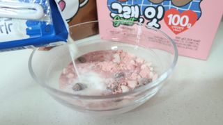바디랩 체중조절용 프로틴시리얼 그래잇 — 5점을 준 리뷰어가 2022년 4월 올린 사용 사진