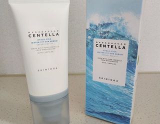 [스킨1004] 마다가스카르 센텔라 히알루-시카 워터핏 선세럼 50ml — 5점을 준 리뷰어가 2024년 6월 올린 사용 사진