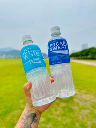 [동아오츠카] 포카리스웨트  500ml PET + 이온워터 500ml PET — 5점을 준 리뷰어가 2025년 6월 올린 사용 사진