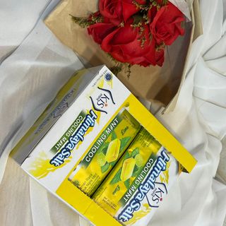 마요라 히말라야 솔트 캔디 2종-페퍼민트 맛, 라임민트 맛 — 5점을 준 리뷰어가 2022년 11월 올린 사용 사진