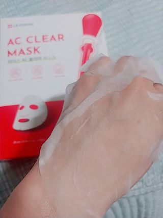 리더스코스메틱 리더스 AC 클리어 마스크/10매 — 5점을 준 리뷰어가 2022년 5월 올린 사용 사진