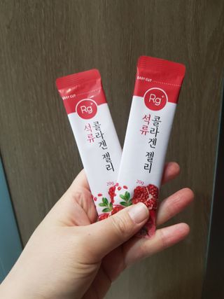 함초록 Rg+ 석류콜라겐젤리 — 5점을 준 리뷰어가 2021년 3월 올린 사용 사진