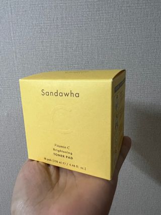 산다화 비타민씨 화이트닝 토너 패드 — 5점을 준 리뷰어가 2023년 9월 올린 사용 사진