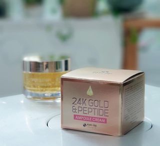 아이앤립 / EYENLIP 아이앤립 24K 골드 N 펩타이드 앰플 크림 — 5점을 준 리뷰어가 2021년 4월 올린 사용 사진