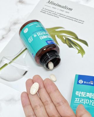 짱스마일 락토페린 프리미엄 정 1000ml x 60정 — 5점을 준 리뷰어가 2023년 1월 올린 사용 사진