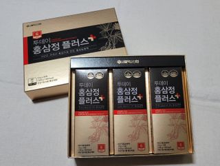 서울약사신협_투데이홍삼정플러스스틱_10g x 30포 — 5점을 준 리뷰어가 2021년 1월 올린 사용 사진