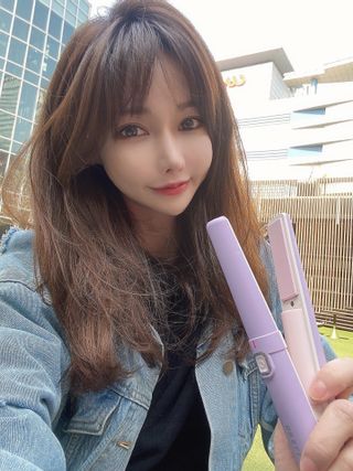 엠엔 비비엘라 휴대용 무선 고데기 HGK-SM — 5점을 준 리뷰어가 2021년 4월 올린 사용 사진