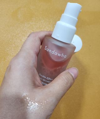 산다화 더블 이펙트 안티 링클 세럼 50ml — 5점을 준 리뷰어가 2023년 2월 올린 사용 사진