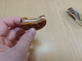 롯데제과 롯샌 카페크런치 — 5점을 준 리뷰어가 2021년 10월 올린 사용 사진