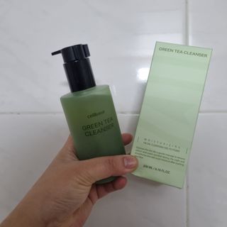 프리마인 메이크업과 들뜨는 각질까지 한방에 깐달걀로! 순하기까지한 셀베이스 그린티클렌저(200ml) — 5점을 준 리뷰어가 2023년 1월 올린 사용 사진
