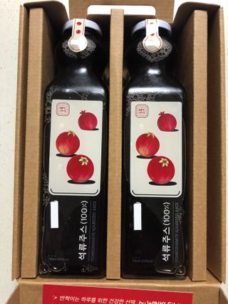 [바이윙클] 페르시아 유기농 석류 착즙주스 750ml 2병 + 선물박스 세트 — 5점을 준 리뷰어가 2022년 3월 올린 사용 사진
