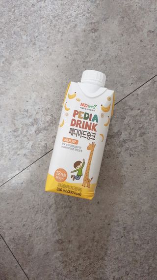 메디웰 페디아드링크 미니 바나나맛 — 5점을 준 리뷰어가 2021년 7월 올린 사용 사진