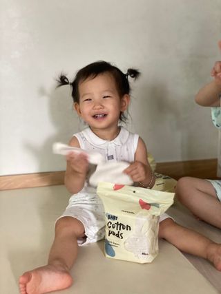 디어엘로디 오가닉 무표백 건티슈 — 4점을 준 리뷰어가 2022년 8월 올린 사용 사진