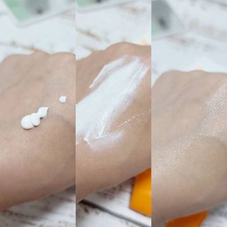 [후르디아] 혼합자차 선 에센스+톤업 선크림 2종 — 5점을 준 리뷰어가 2021년 6월 올린 사용 사진