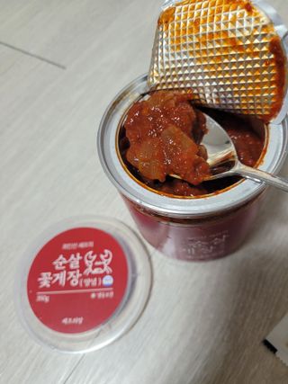 셰프의장 최인선 셰프의 순살꽃게장350g(간장,양념 中 택1) — 5점을 준 리뷰어가 2022년 8월 올린 사용 사진